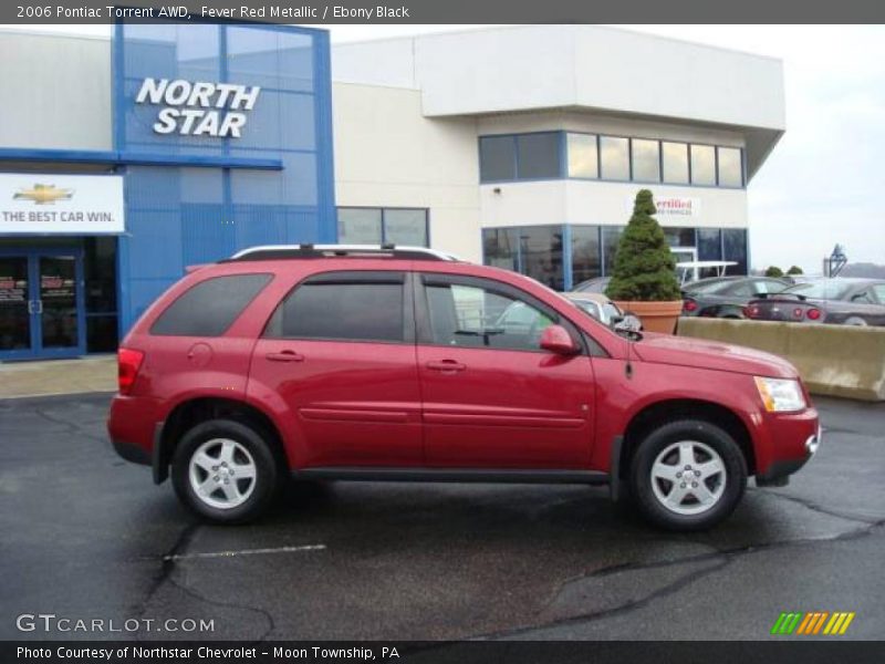 Fever Red Metallic / Ebony Black 2006 Pontiac Torrent AWD