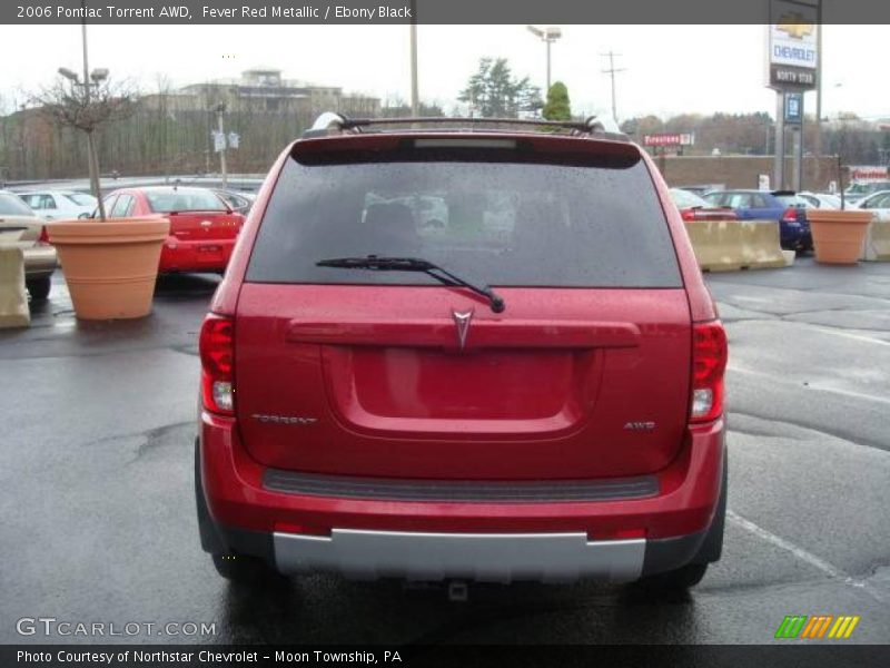 Fever Red Metallic / Ebony Black 2006 Pontiac Torrent AWD