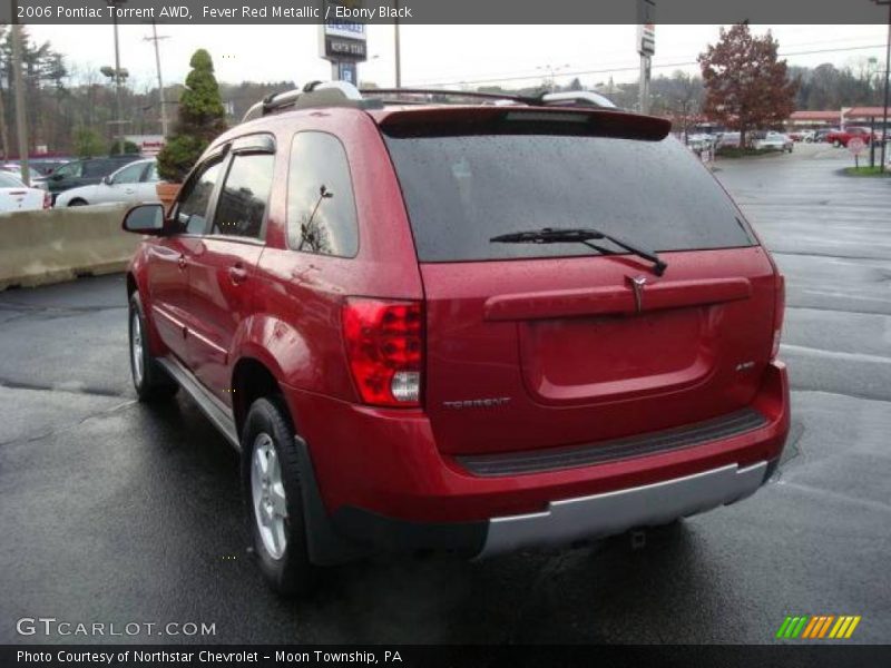 Fever Red Metallic / Ebony Black 2006 Pontiac Torrent AWD