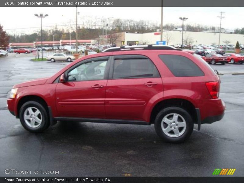 Fever Red Metallic / Ebony Black 2006 Pontiac Torrent AWD