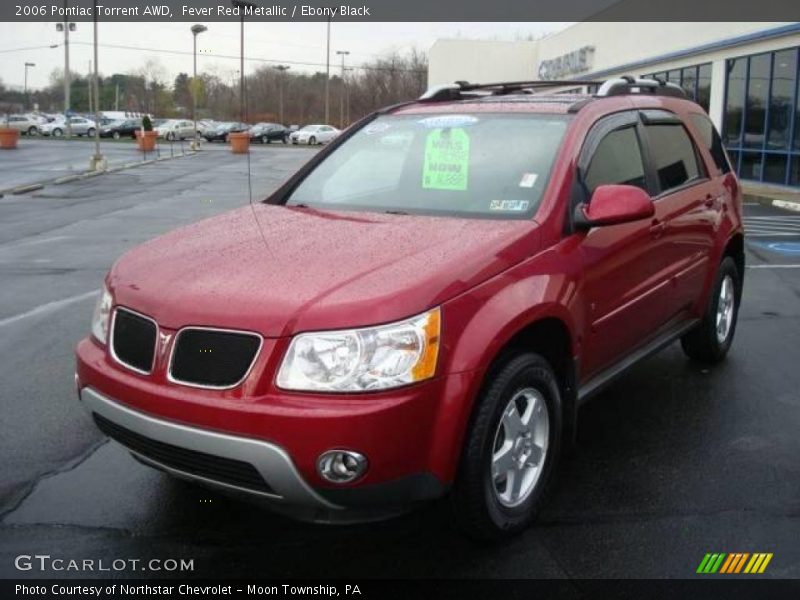 Fever Red Metallic / Ebony Black 2006 Pontiac Torrent AWD
