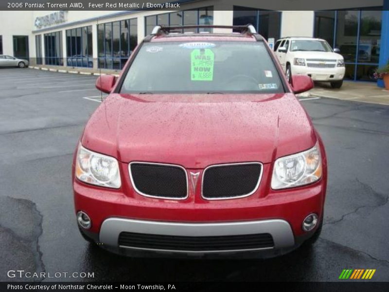 Fever Red Metallic / Ebony Black 2006 Pontiac Torrent AWD