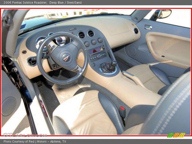 Deep Blue / Steel/Sand 2006 Pontiac Solstice Roadster
