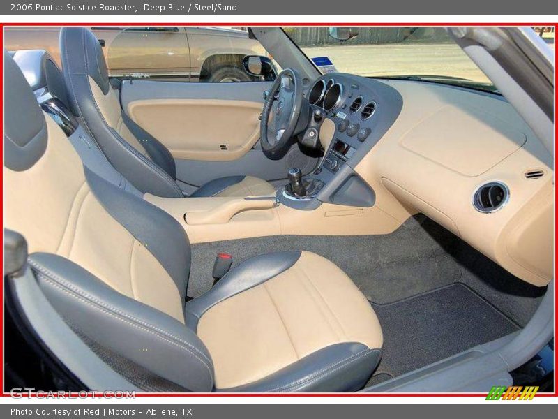 Deep Blue / Steel/Sand 2006 Pontiac Solstice Roadster