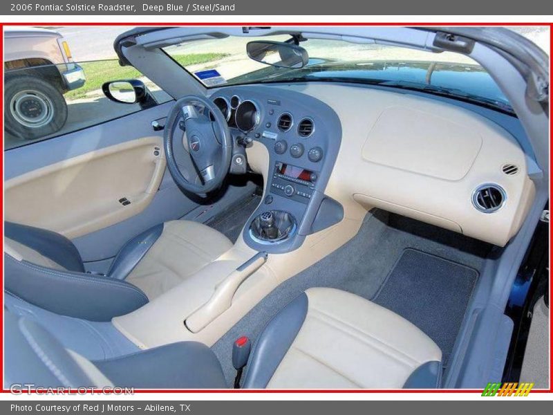 Deep Blue / Steel/Sand 2006 Pontiac Solstice Roadster