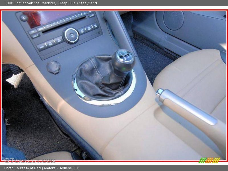 Deep Blue / Steel/Sand 2006 Pontiac Solstice Roadster