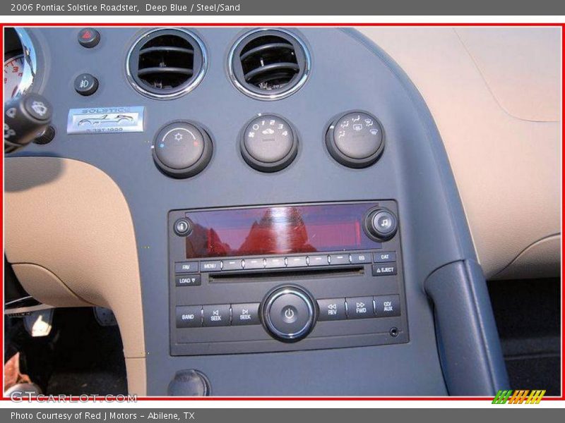 Deep Blue / Steel/Sand 2006 Pontiac Solstice Roadster