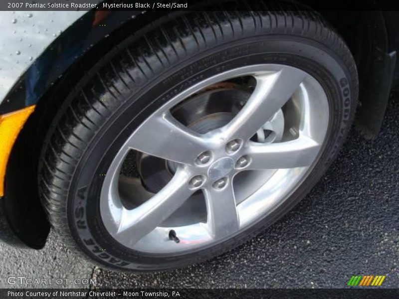 Mysterious Black / Steel/Sand 2007 Pontiac Solstice Roadster