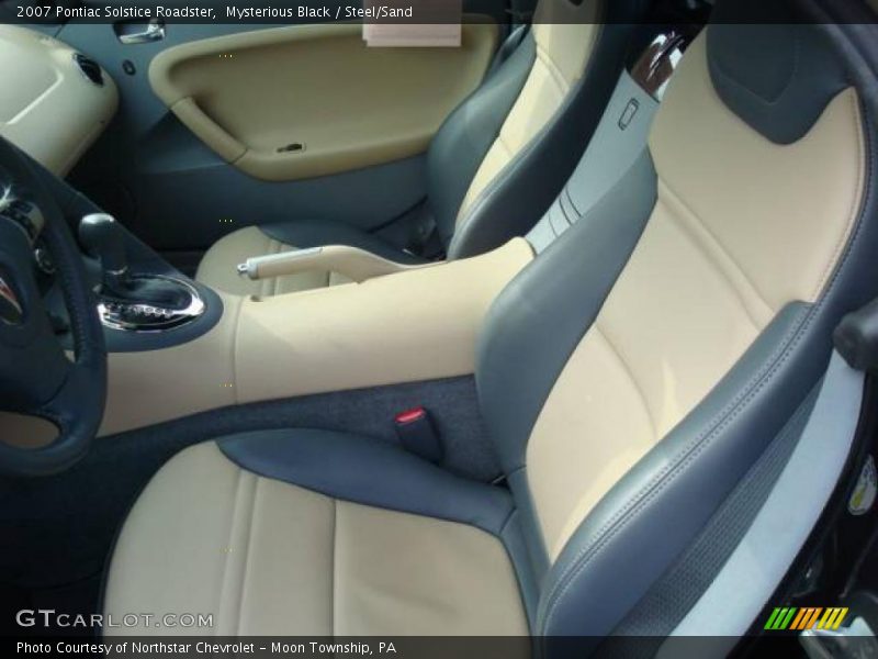 Mysterious Black / Steel/Sand 2007 Pontiac Solstice Roadster