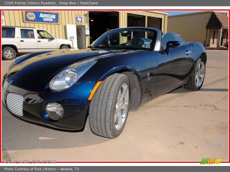 Deep Blue / Steel/Sand 2006 Pontiac Solstice Roadster