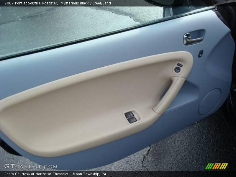 Mysterious Black / Steel/Sand 2007 Pontiac Solstice Roadster