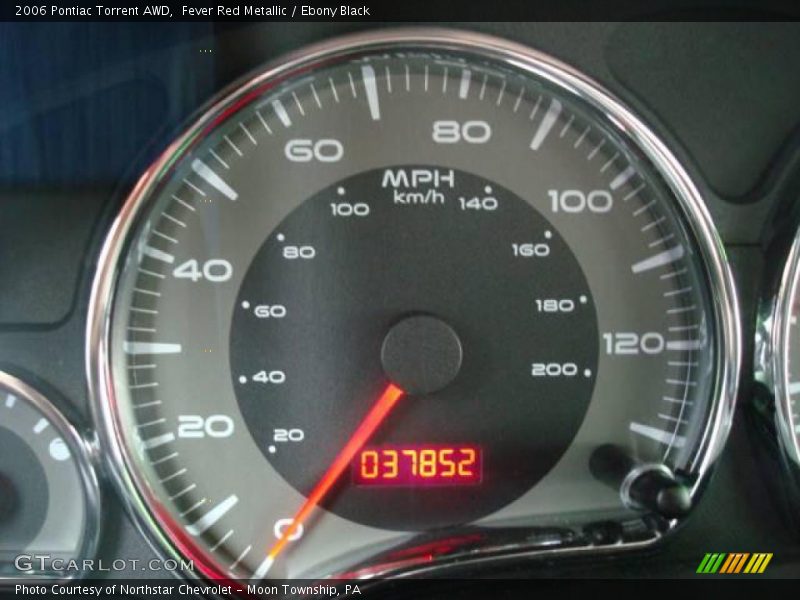 Fever Red Metallic / Ebony Black 2006 Pontiac Torrent AWD