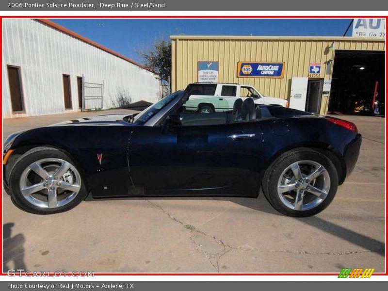 Deep Blue / Steel/Sand 2006 Pontiac Solstice Roadster