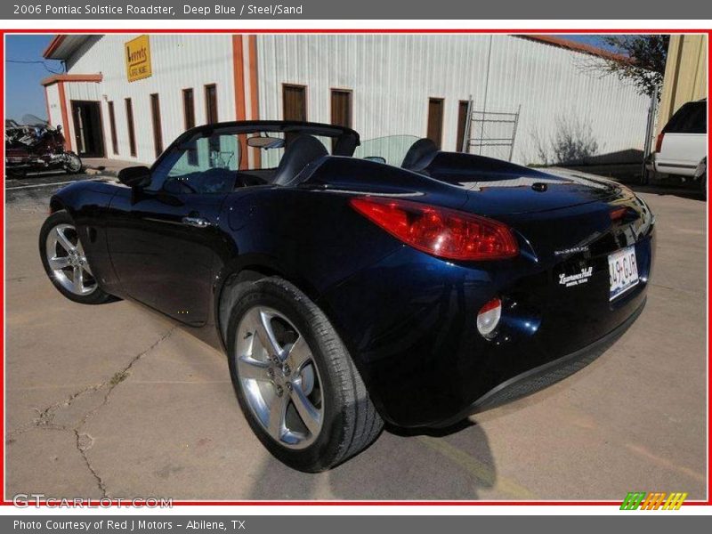Deep Blue / Steel/Sand 2006 Pontiac Solstice Roadster