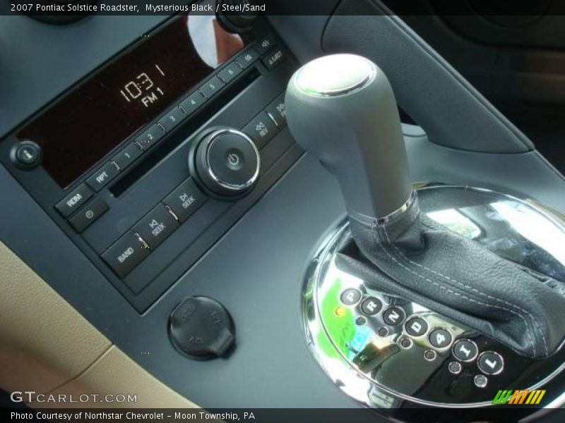Mysterious Black / Steel/Sand 2007 Pontiac Solstice Roadster