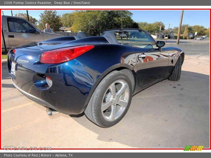Deep Blue / Steel/Sand 2006 Pontiac Solstice Roadster
