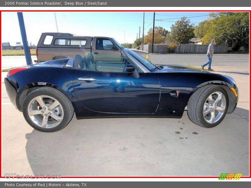 Deep Blue / Steel/Sand 2006 Pontiac Solstice Roadster