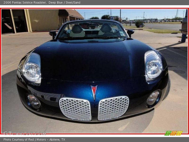 Deep Blue / Steel/Sand 2006 Pontiac Solstice Roadster