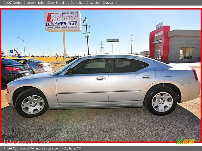 Bright Silver Metallic / Dark Slate Gray/Light Graystone 2007 Dodge Charger