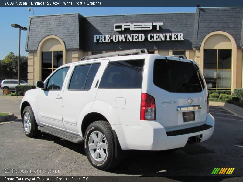White Frost / Graphite 2009 Nissan Pathfinder SE 4x4