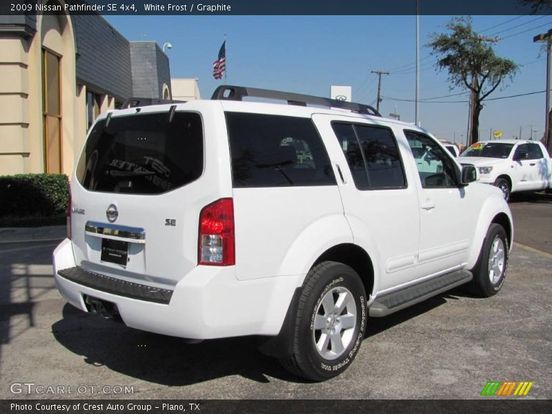 White Frost / Graphite 2009 Nissan Pathfinder SE 4x4