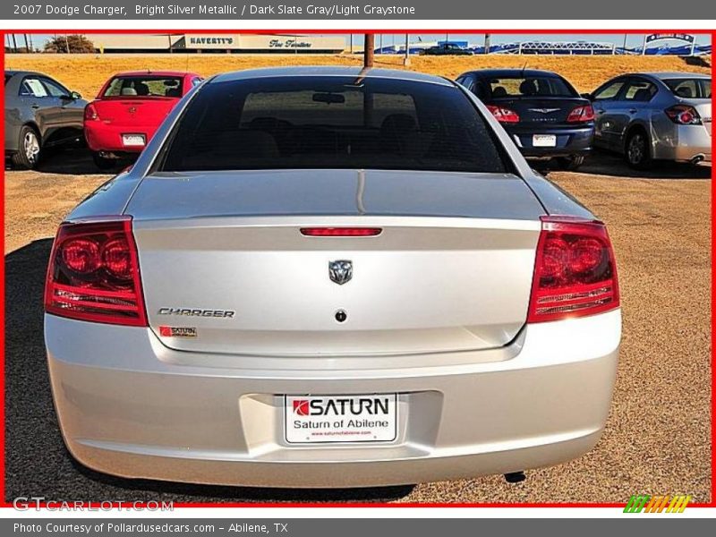 Bright Silver Metallic / Dark Slate Gray/Light Graystone 2007 Dodge Charger