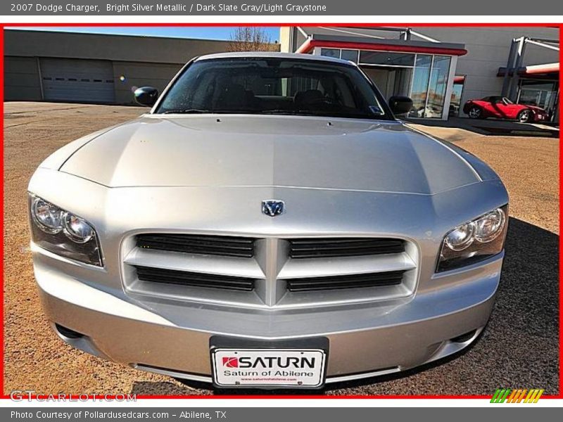 Bright Silver Metallic / Dark Slate Gray/Light Graystone 2007 Dodge Charger