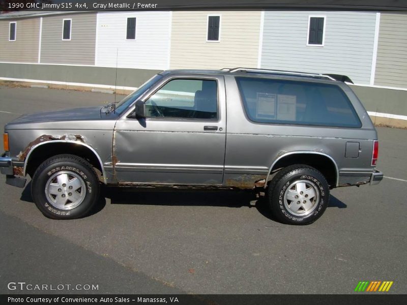 Gray Metallic / Pewter 1990 GMC Jimmy S15 4x4