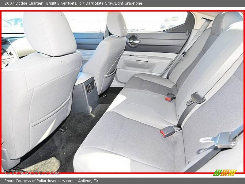 Bright Silver Metallic / Dark Slate Gray/Light Graystone 2007 Dodge Charger