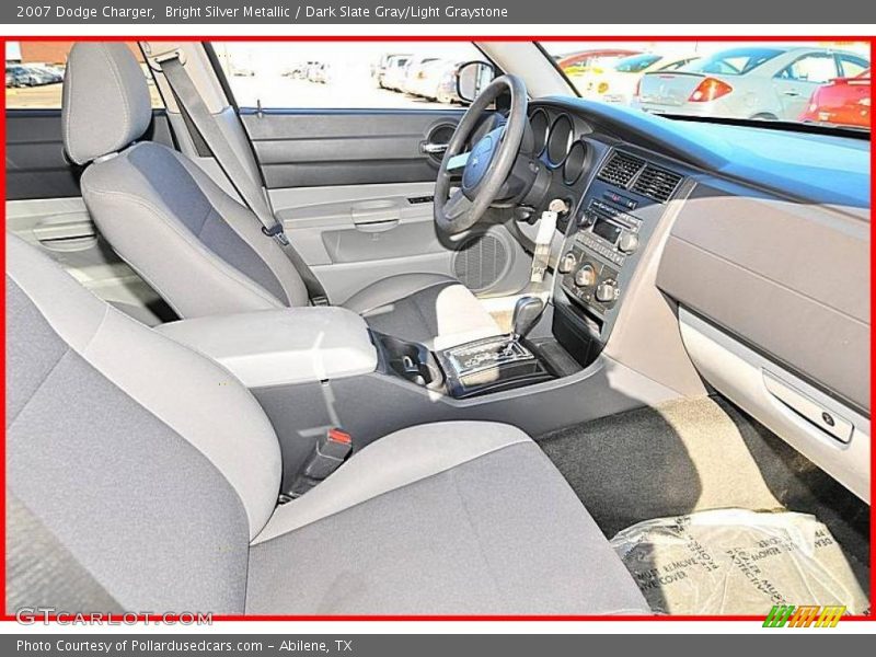 Bright Silver Metallic / Dark Slate Gray/Light Graystone 2007 Dodge Charger