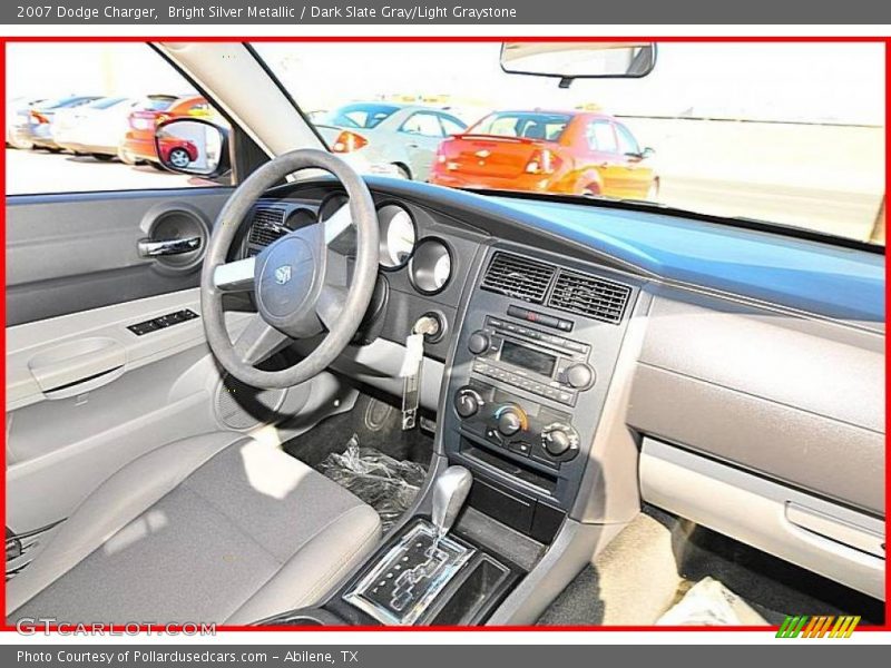 Bright Silver Metallic / Dark Slate Gray/Light Graystone 2007 Dodge Charger
