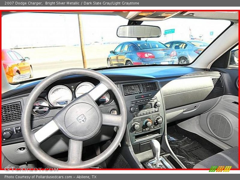 Bright Silver Metallic / Dark Slate Gray/Light Graystone 2007 Dodge Charger