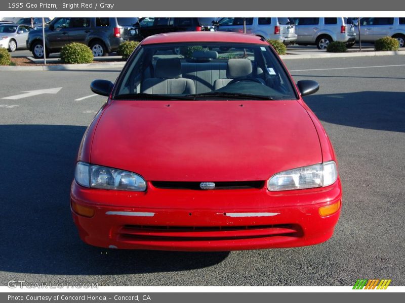 Bright Red / Gray 1995 Geo Prizm