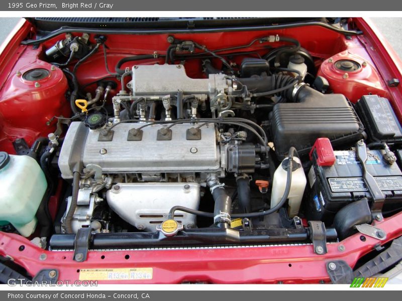  1995 Prizm  Engine - 1.6 Liter DOHC 16-Valve 4 Cylinder