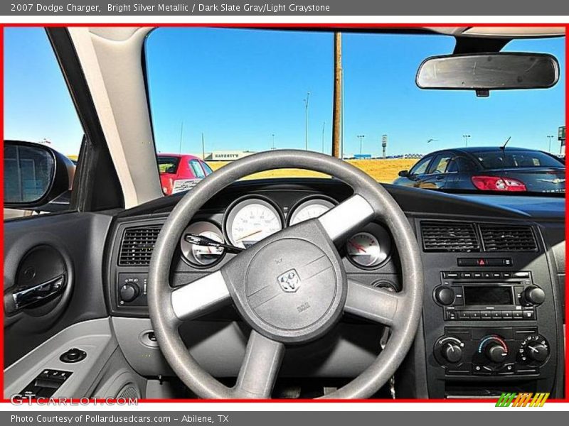 Bright Silver Metallic / Dark Slate Gray/Light Graystone 2007 Dodge Charger