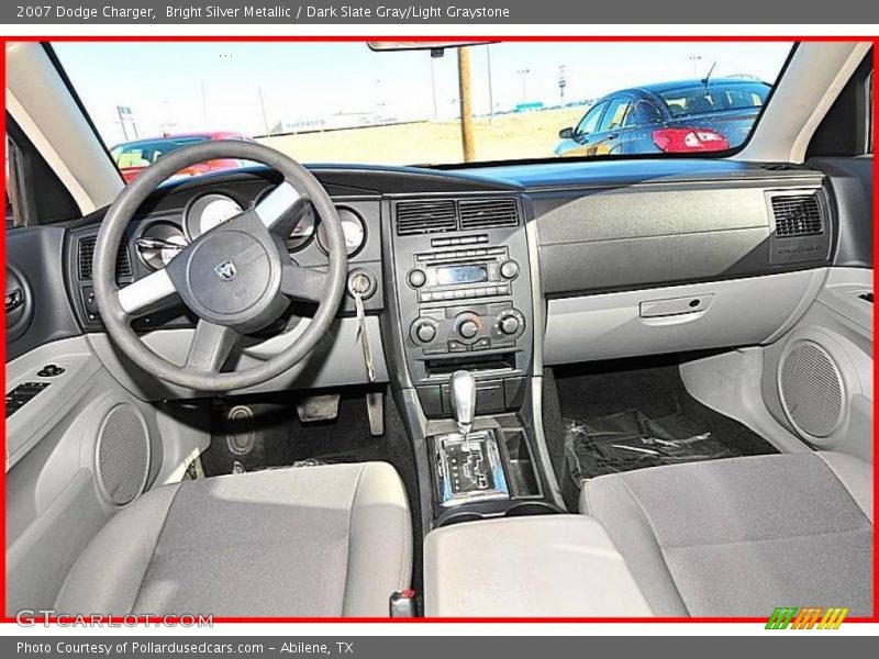 Bright Silver Metallic / Dark Slate Gray/Light Graystone 2007 Dodge Charger