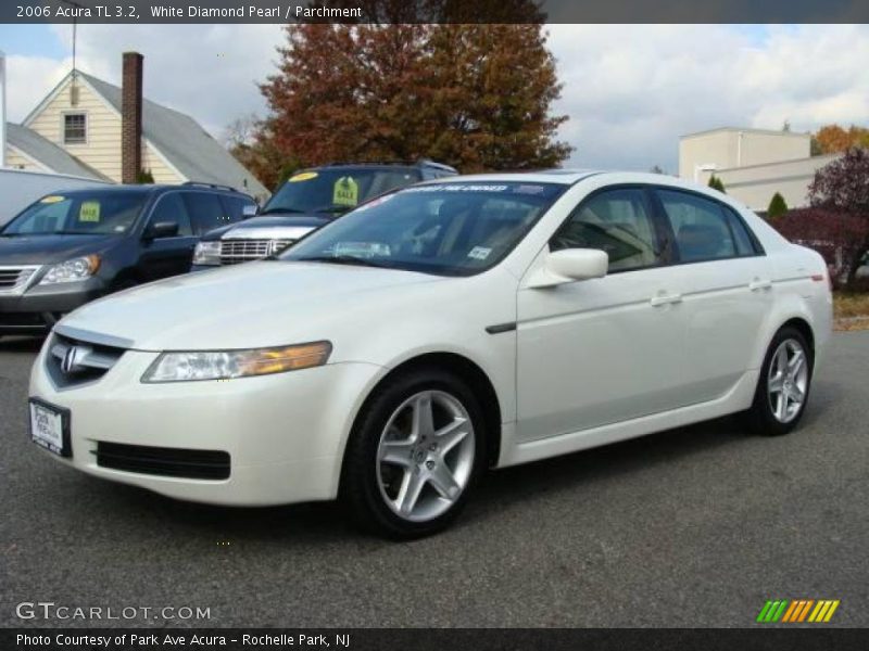 White Diamond Pearl / Parchment 2006 Acura TL 3.2