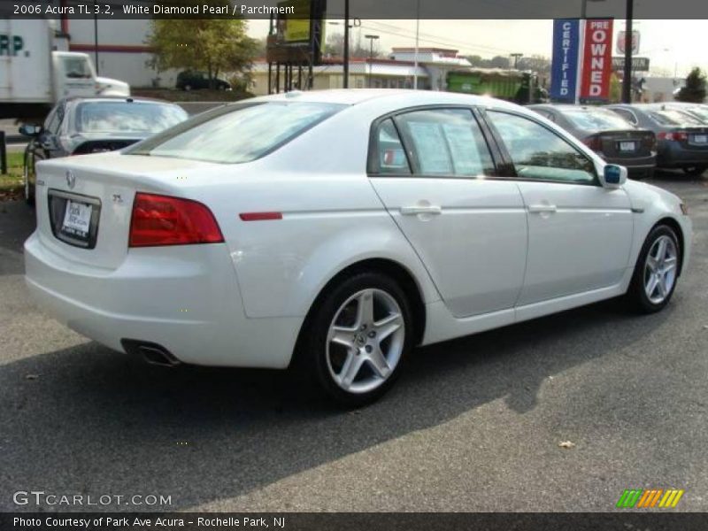 White Diamond Pearl / Parchment 2006 Acura TL 3.2