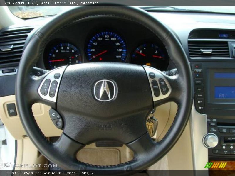 White Diamond Pearl / Parchment 2006 Acura TL 3.2