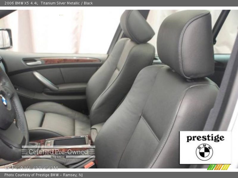 Titanium Silver Metallic / Black 2006 BMW X5 4.4i