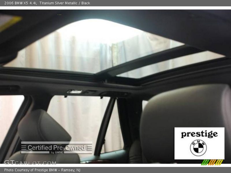 Titanium Silver Metallic / Black 2006 BMW X5 4.4i