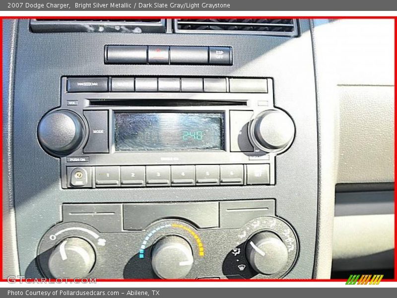 Bright Silver Metallic / Dark Slate Gray/Light Graystone 2007 Dodge Charger