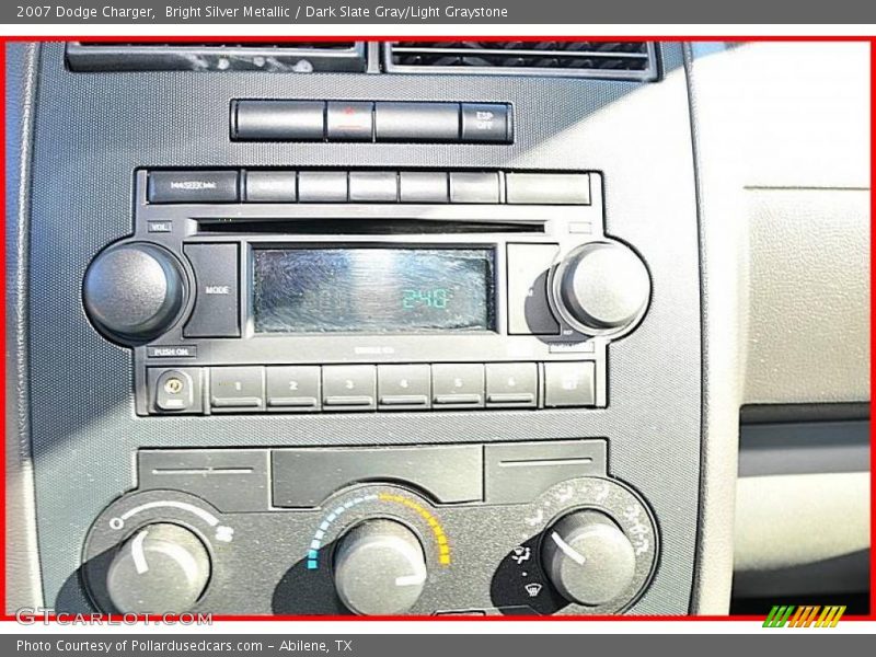 Bright Silver Metallic / Dark Slate Gray/Light Graystone 2007 Dodge Charger