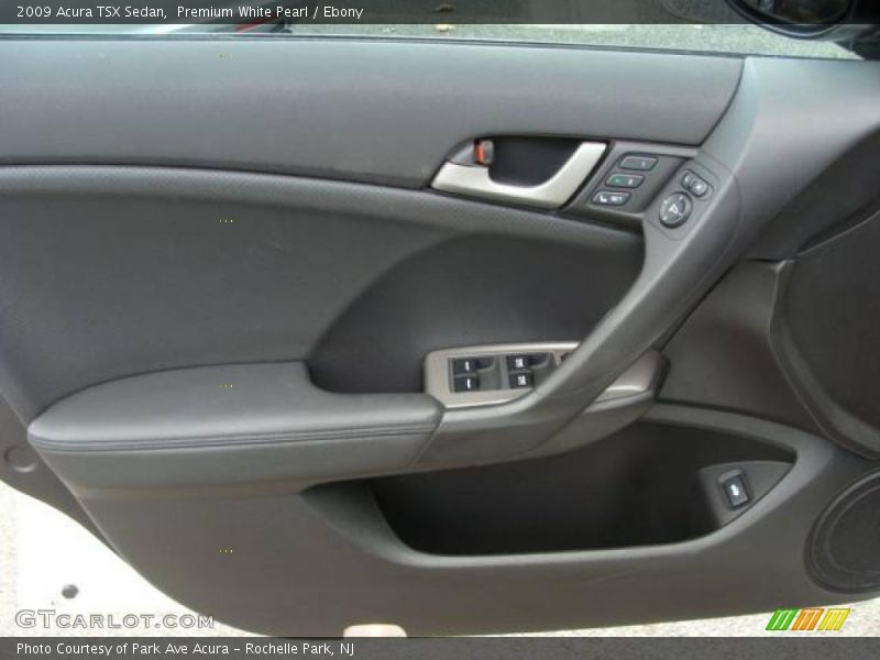 Premium White Pearl / Ebony 2009 Acura TSX Sedan