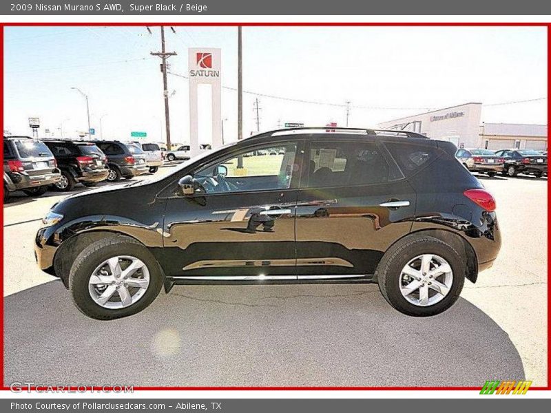 Super Black / Beige 2009 Nissan Murano S AWD