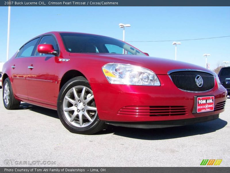 Crimson Pearl Tintcoat / Cocoa/Cashmere 2007 Buick Lucerne CXL