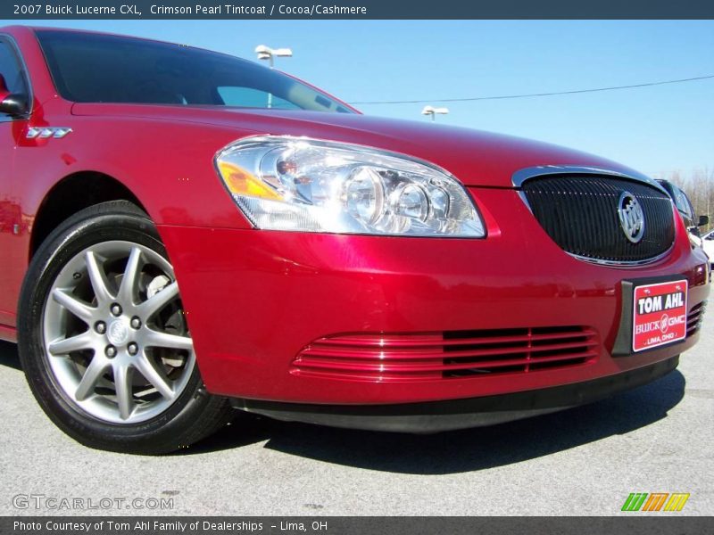 Crimson Pearl Tintcoat / Cocoa/Cashmere 2007 Buick Lucerne CXL