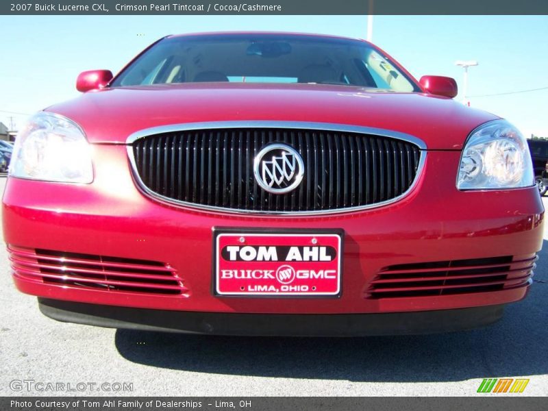 Crimson Pearl Tintcoat / Cocoa/Cashmere 2007 Buick Lucerne CXL
