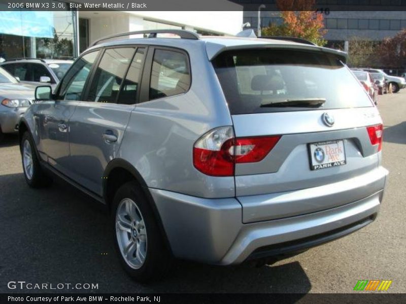 Blue Water Metallic / Black 2006 BMW X3 3.0i