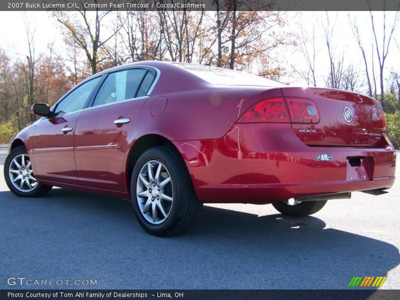Crimson Pearl Tintcoat / Cocoa/Cashmere 2007 Buick Lucerne CXL